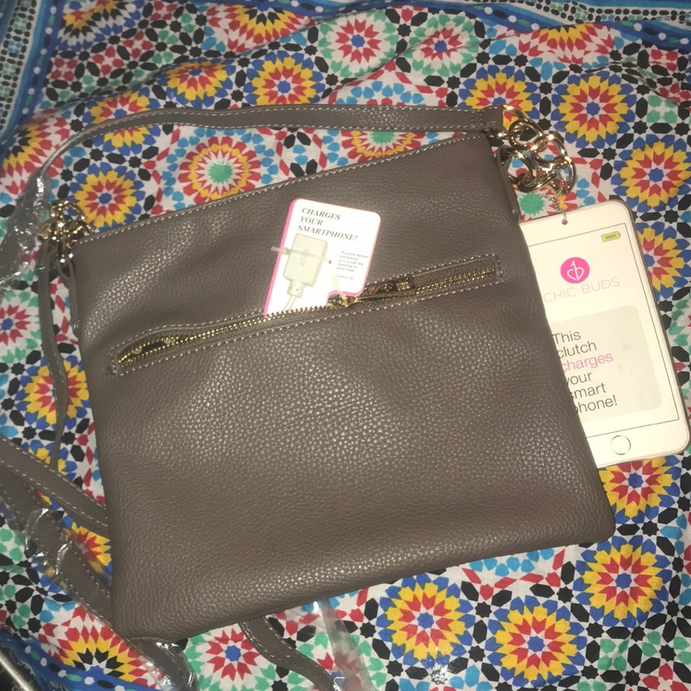 Phone Charger Crossbody Purse Clutch NWT
